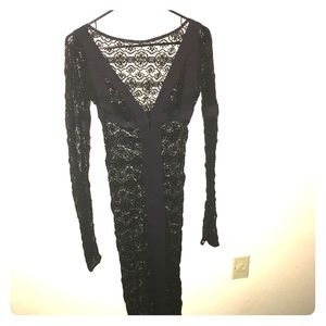 Beautiful flower lace detail dress